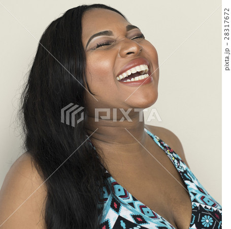 African Lady Laughing Studio Concept 28317672