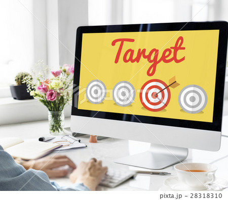 Target Goal Mission Strategy Icon Concept 28318310