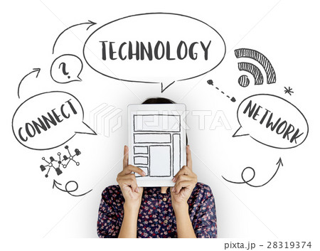 Internet Technology Social Media Concept 28319374