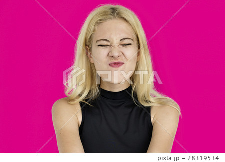 Young Pretty Attractive Casual Woman Concept 28319534