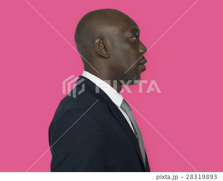 African Descent Man Side Concept 28319893