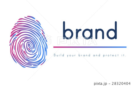 Design Logo Patent Fingerprint Concept 28320404