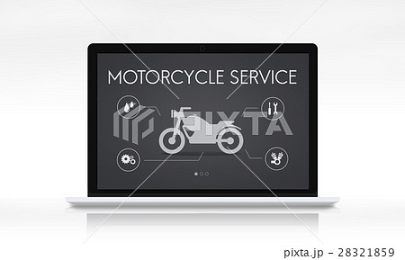 Motorcycle Service Engine Fix Concept 28321859