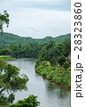 Curve of Kwai Noi river in Kanchanaburi province 28323860
