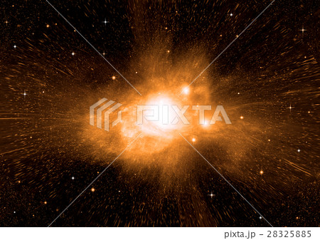 Stars, dust and gas nebula in a far galaxy Stars, dust and gas nebula in a far galaxy 28325885