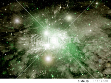 Stars, dust and gas nebula in a far galaxy 28325886