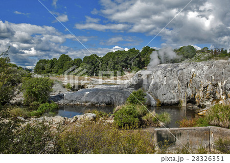 Whakarewarewa Geyser in Rotorua, New Zealand Whakarewarewa Geyser in Rotorua, New Zealand 28326351