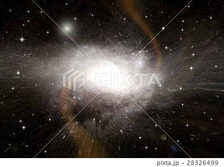 Stars, dust and gas nebula in a far galaxy Stars, dust and gas nebula in a far galaxy 28326499