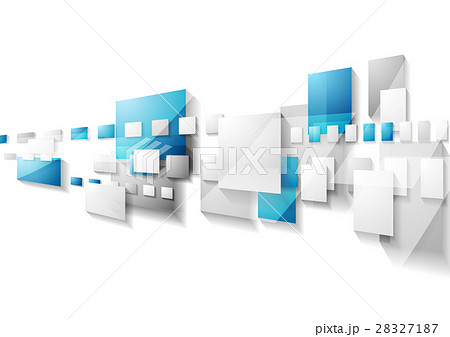 Grey and blue geometric motion background 28327187