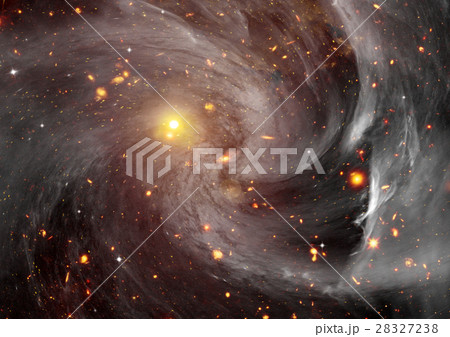 Stars, dust and gas nebula in a far galaxy 28327238