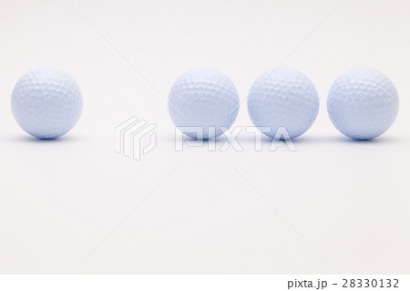 White golf balls on the white background. White golf balls on the white background. 28330132