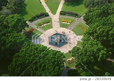 Park with fountain 28330649
