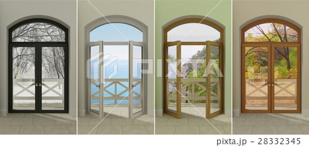 Windows at different times . Windows at different times . 28332345