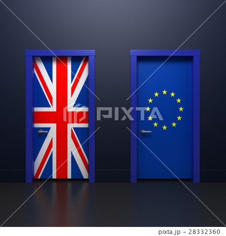 3d illustration of the door 28332360