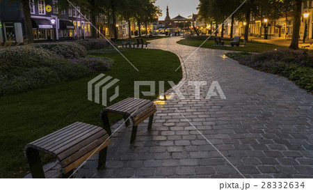 Benches at Havenpark in Zierikzee, Zeeland 28332634