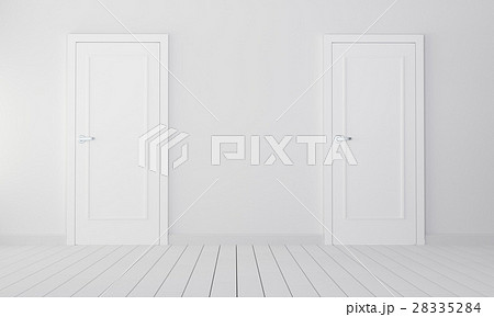 Two doors in a empty room 28335284