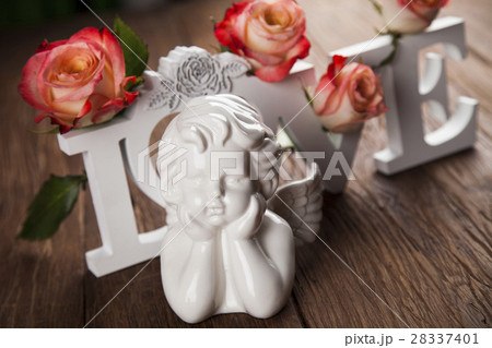 Love, Angels, Valentine's day concept, heart  28337401