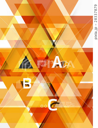 Vector modern triangle background 28337879