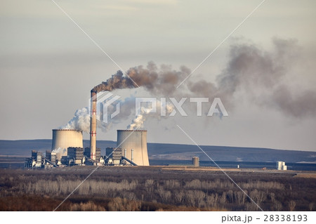 Power Plant Smoke 28338193