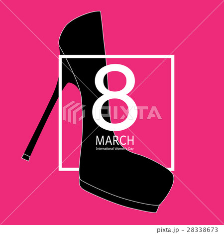 Women s Day Greeting Card 8 March Vector 28338673