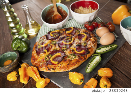 Pizza cooking ingredients Pizza cooking ingredients 28339243
