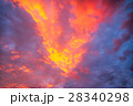 sky with clouds at sunset 28340298