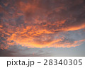 sky with clouds at sunset 28340305