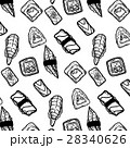 Sushi vector sketch set. Hand drawn design 28340626