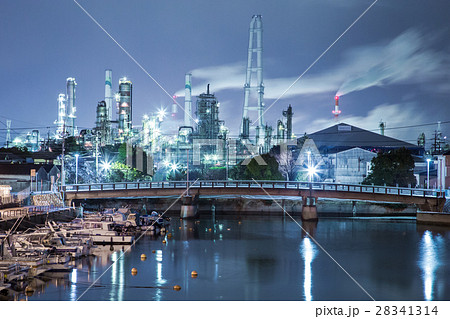 工場夜景 工場夜景 28341314