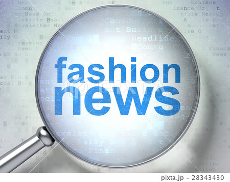 News concept: Fashion News with optical glass 28343430