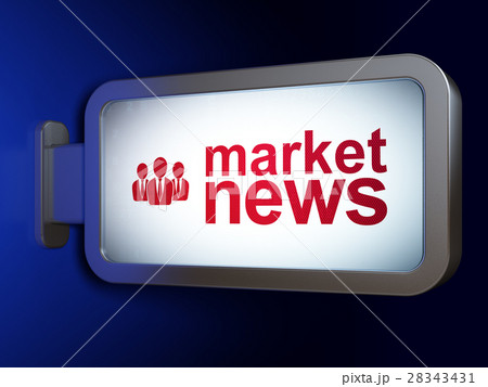 News concept: Market News and Business People on 28343431