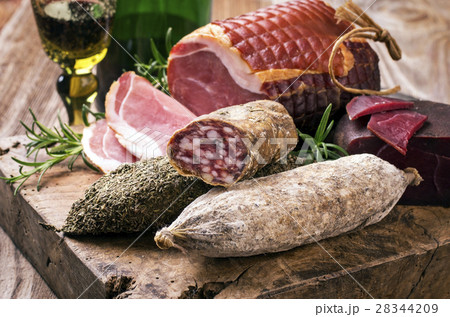 salami and ham 28344209