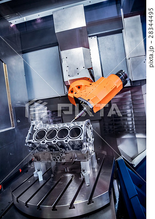 Metalworking CNC milling machine. 28344495
