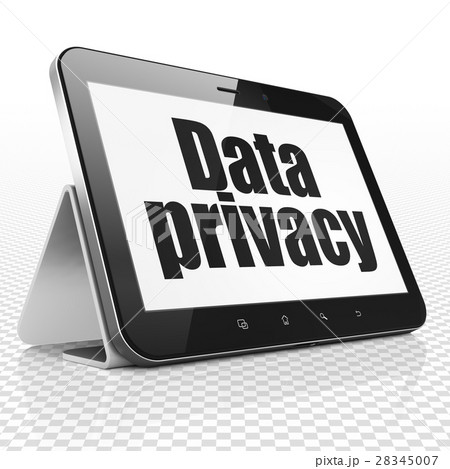 Protection concept: Tablet Computer with Data Protection concept: Tablet Computer with Data 28345007