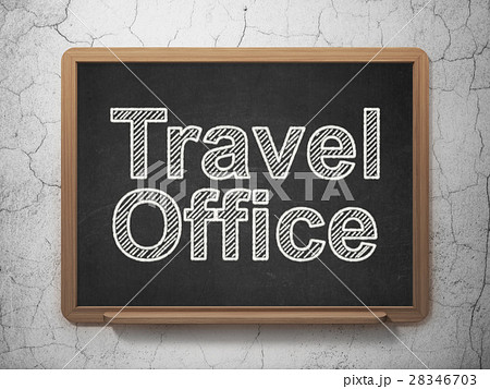 Vacation concept: Travel Office on chalkboard Vacation concept: Travel Office on chalkboard 28346703