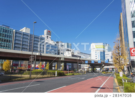 秋葉原の風景 千代田区神田須田町 佐久間町 花岡町 の写真素材