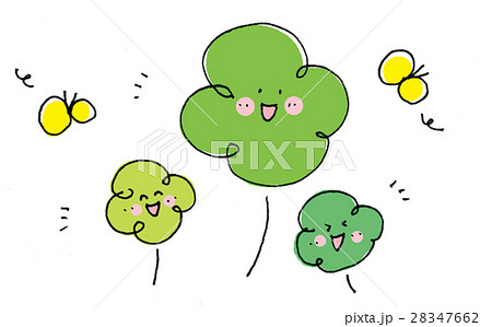 子供の成長　ともだち　クローバー 28347662