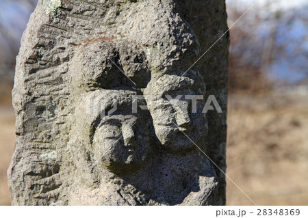 安曇野　水色の時道祖神 28348369
