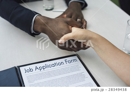 Application Form Hand Shake Agreement Concept Application Form Hand Shake Agreement Concept 28349438