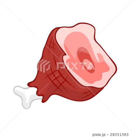 meat isolated illustration 28351563