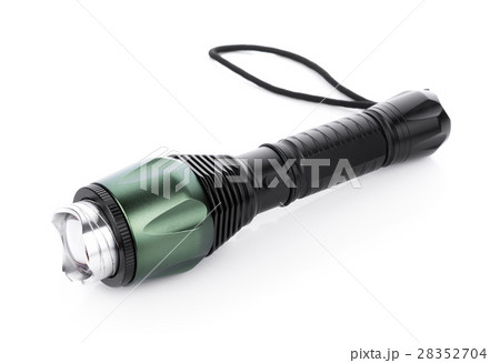 flashlight on white background 28352704