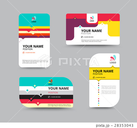 Business card template, business card design. 28353043