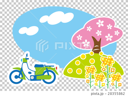 春ツーリング　原付バイク 28355862