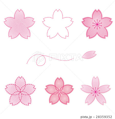 桜 いろいろ ステッチ 28359352