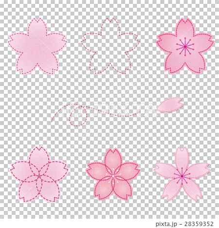桜 いろいろ ステッチ 28359352