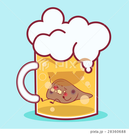 cartoon liver in the beer cartoon liver in the beer 28360688