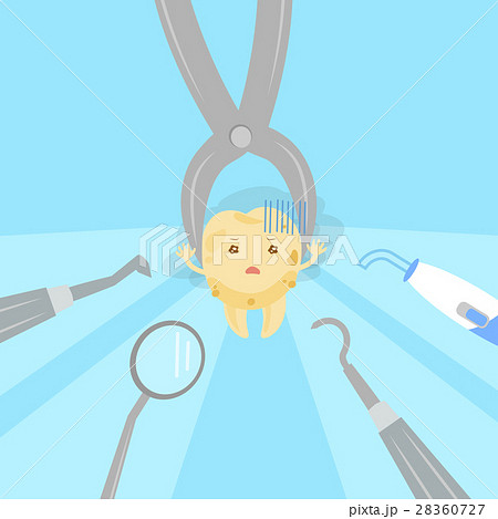 cartoon tooth deca with tools cartoon tooth deca with tools 28360727