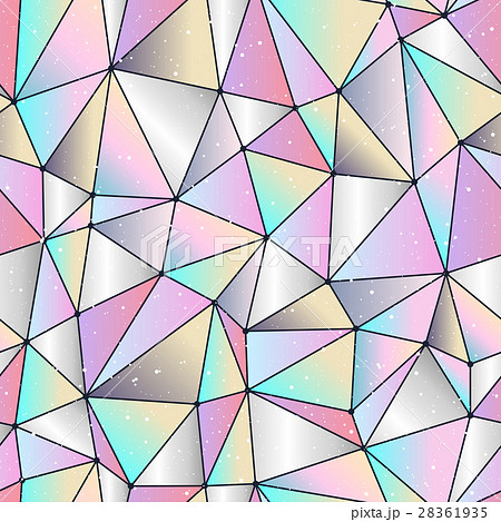Geometric polygonal seamless background vector 28361935