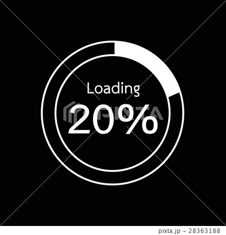 Circle Loading , Progress Bars indicator Icon 28363188