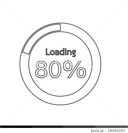 Circle Loading , Progress Bars indicator Iconのイラスト素材 [28363205] - PIXTA